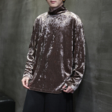 暗黑舞台演出垂感堆堆领E金丝绒打底衫保暖内穿T恤男T20-P65控78,男装T恤,电商A005, 暗黑舞台演出垂感堆堆领E金丝绒打底衫保暖内穿T恤男T20-P65控78,男装T恤,电商A005,