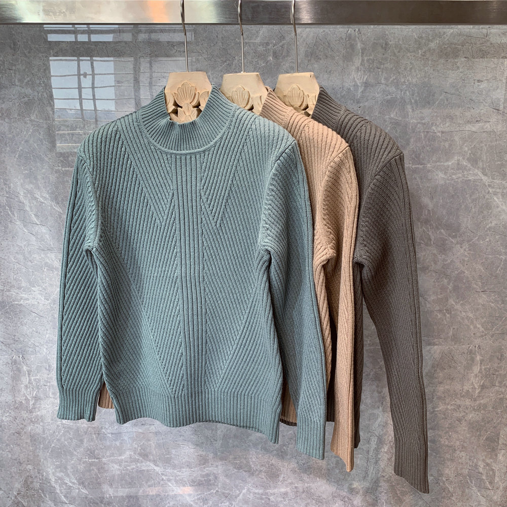 冬季新款韩国针织衫毛衣英伦日系