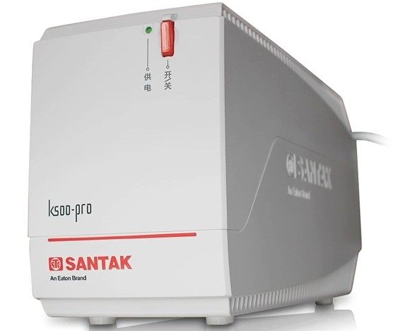 山特ups santak k500 300w 500va内置7ah 1节带稳压全国联保三年