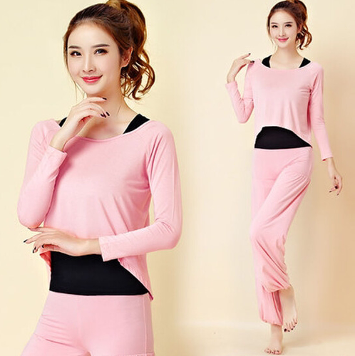 专业瑜伽服莫代尔套装夏季