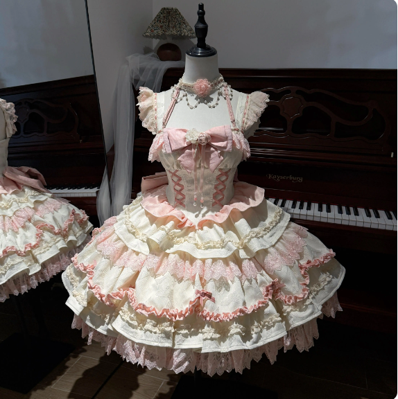 （花铃绮梦）布丁Lolita原创设计洛丽塔,女装/女士精品,民族服装/舞台装,淘宝优惠券,粉丝福利购,淘宝优惠卷