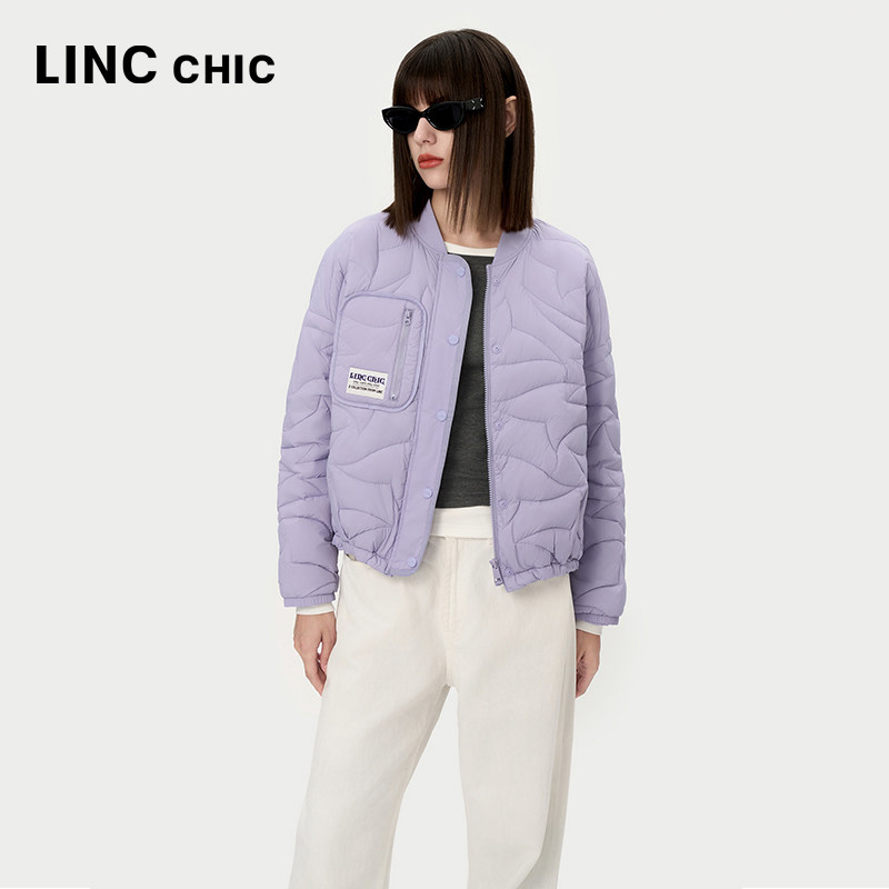 LINCCHIC金羽杰2024年秋季新款便携短款超轻薄羽绒服女Y24801084