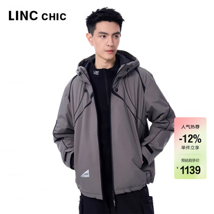 1510 LINCCHIC金羽杰轻薄羽绒服男机能连帽轻薄羽绒服外套CP款