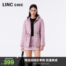 羽绒服女外套Y21803272Y LINCCHIC金羽杰羽绒服女新款 收腰轻薄短款