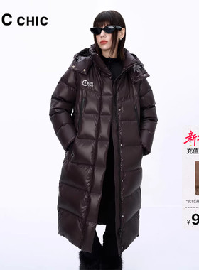 【明星同款】LINC金羽杰羽绒服女冬季新款加厚长款面包羽绒服8345