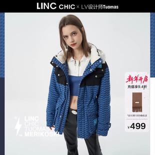 短款 LINC金羽杰收腰羽绒服男女同款 羽绒服2505Y 设计师联名款