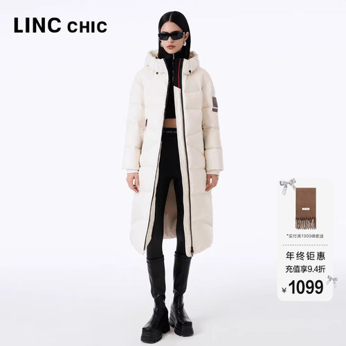 都市机能超长防风加厚羽绒服红运