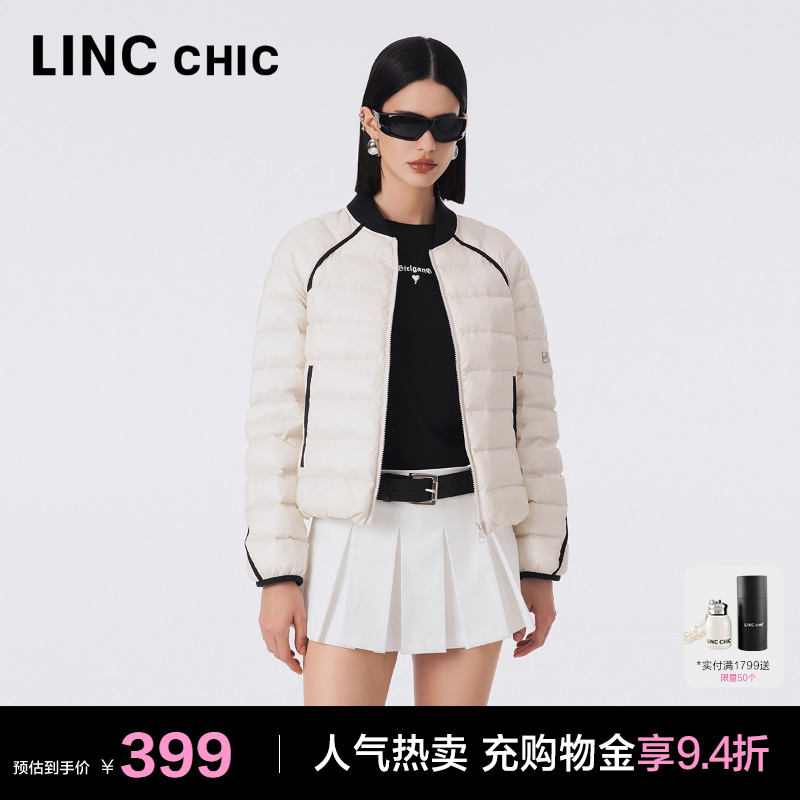 LINC机能感轻薄短款羽绒服