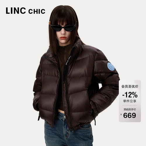 LINC立领短款轻薄羽绒服