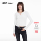 针织开衫 LINCCHIC金羽杰外套女款 秋毛衣内搭可外穿修身 女CR169Y