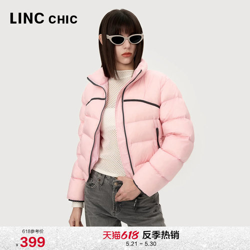 LINC立领短款轻薄羽绒服