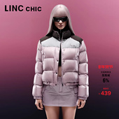 新款 LINC金羽杰短款 轻薄羽绒服女春季 超轻面包羽绒服女外套1061