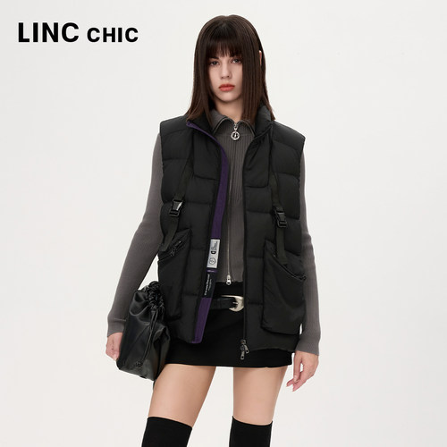 LINC无性别机能感潮酷羽绒马甲