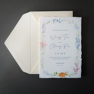 OncePaper一次纸品|小众定制请柬