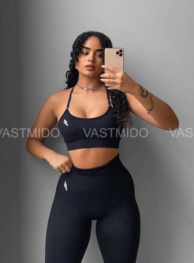 DYE高腰健身裤 IMPACT系列细肩带运动文胸内衣收腹提臀运动紧身裤