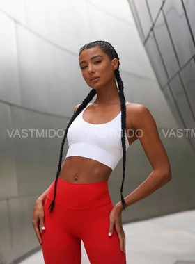 NVGTN运动文胸女 细带美背中高强度防震聚拢运动瑜伽跑步bra内衣