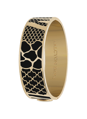 Halcyon Days珐琅手镯小众轻奢简约大气女士高级感女款百搭手环