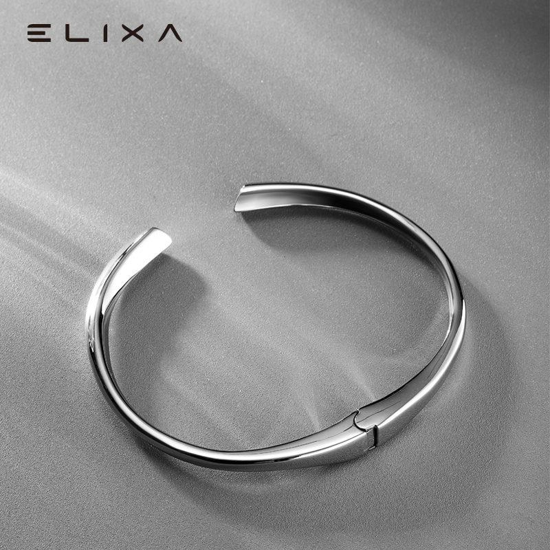 Elixa艾莉詩小眾品牌設(shè)計(jì)ins潮簡約手鐲女生日禮物情人節(jié)手飾鐲子