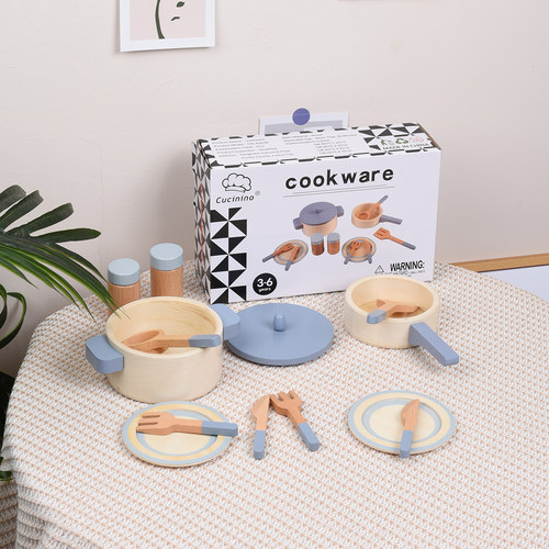 Cucinino过家家男女实木仿真厨具