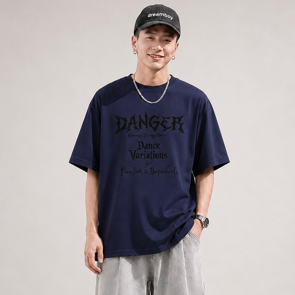 DREAMBOY重磅纯棉美式字母T恤