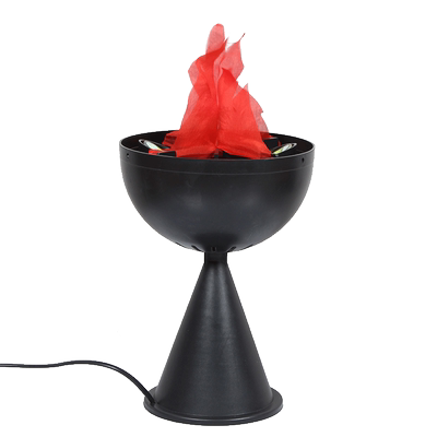 万圣节仿真火焰电子火盆灯挂式鬼屋装饰品立式假火LED灯篝火道具