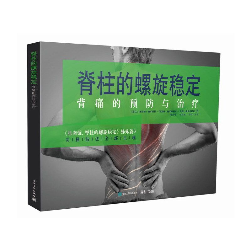 asy 脊柱的螺旋稳定(背痛的预防与治疗肌肉链脊柱的螺旋稳定姊妹篇3) 理查德·施米西科 9787121399077 电子工业出版社
