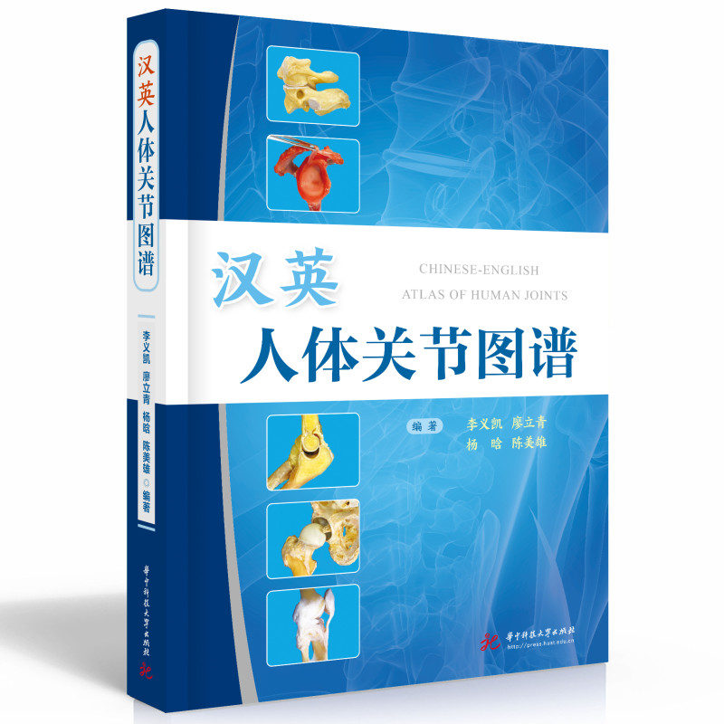 asy 汉英人体关节图谱 李义凯,廖立青,杨晗,陈美雄 9787568089197 华中科技大学出版社