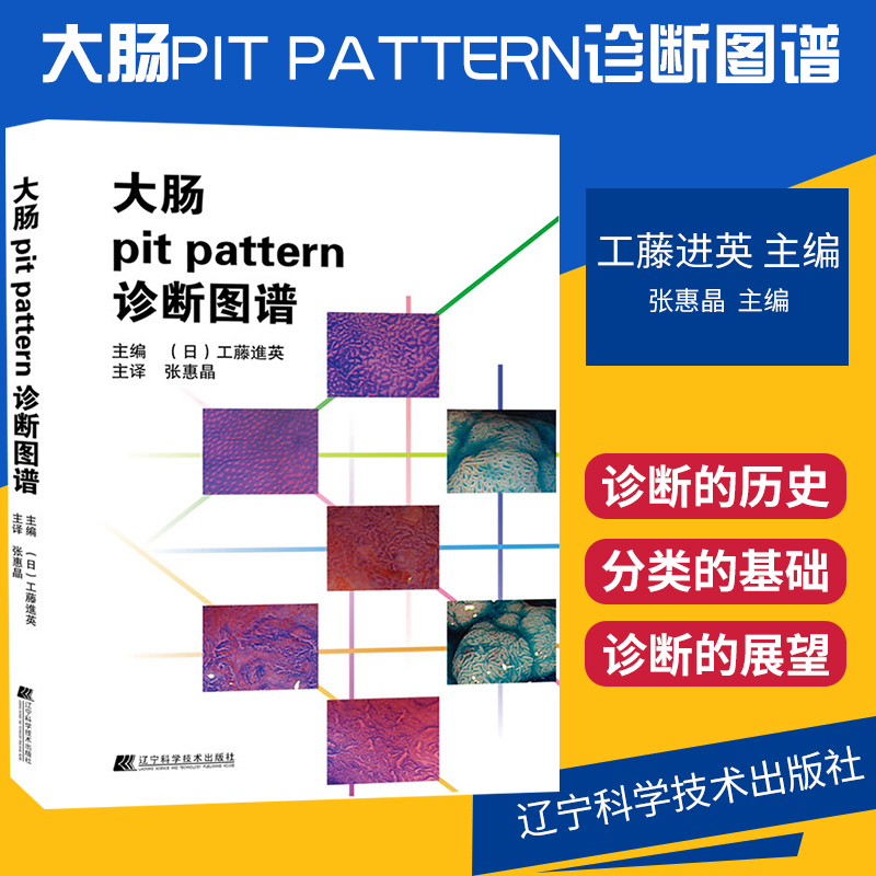 正版大肠pit pattern诊断图谱(日)工藤进英主编辽宁科学技术出版社消化内镜操作手册实用消化病学图谱消化内科学消化内科书籍