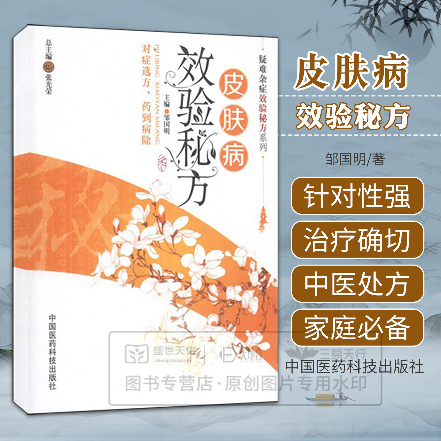 asy 皮肤病效验秘方  邹国明 编 著作 9787506763356 中国医药科技出版社