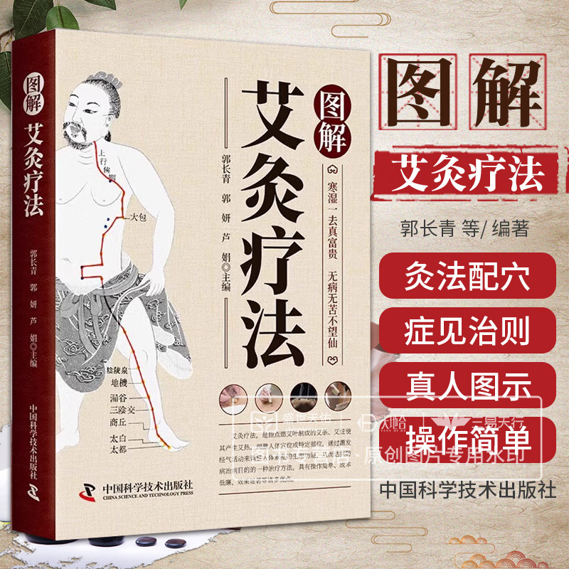 图解艾灸疗法 郭长青等主编 驱寒初湿 松筋活血 美容养颜 调理脏腑 激发经气活动来调整人体紊乱的生理功能 中国科学技术出版社图片