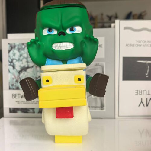 我的世界游戏周边Minecraf大电影僵尸骑士小鸡模型小僵尸手办玩具