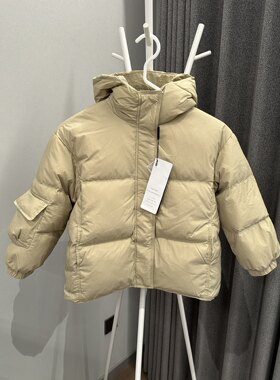 2025新款儿童羽绒服面包服韩版保暖冬装上衣宝宝90白鸭绒外套三防