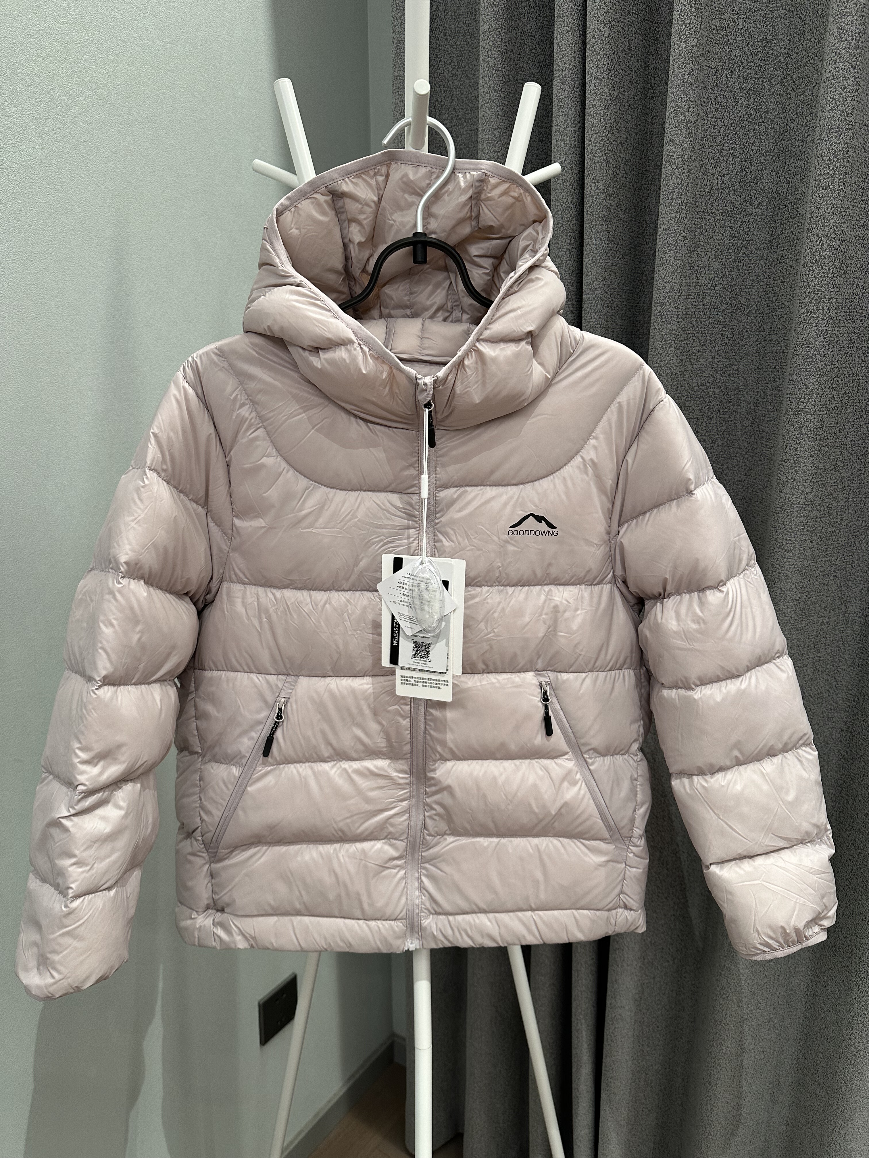 2025冬新款儿童轻薄排骨羽绒服女童宝宝中大童男童90白鸭绒外套