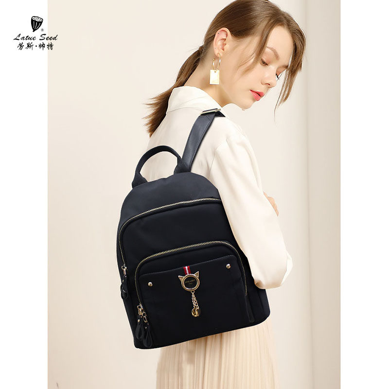 2023新款牛津布双肩包高级感轻便防水防盗潮流大容量旅行百搭书包