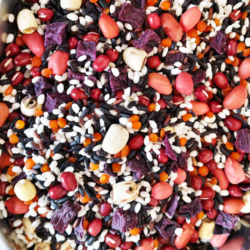 黑米紫薯莲子粥原料散装5斤八宝粥杂粮组合养生粥粗粮早餐五谷粥