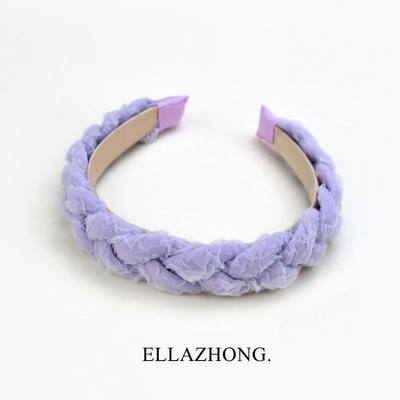 ellazhong发箍树脂浪漫紫