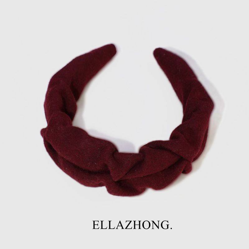 羊毛发箍~增高颅顶酒红色新年气氛头箍简约显白发卡复古小众发饰,饰品/流行首饰/时尚饰品新,发饰,淘宝优惠券,粉丝福利购,淘宝优惠卷