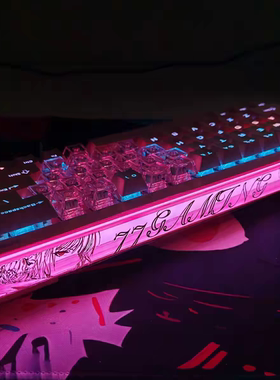 适用于迈从ace68air电竞版turbo版美加狮nano68灯箱灯罩贴纸透光