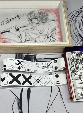 键盘飘带印花集等适用于Wooting 60HE30美加狮磁轴键盘通用装饰品