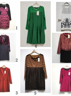 马T奴阿丹na蕾丝长袖连衣裙修身大中码女中长款2024夏秋红白绿色