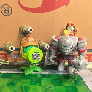 近卫巨人僵尸正版植物大战僵尸加特林机枪儿童玩具节日礼物手办