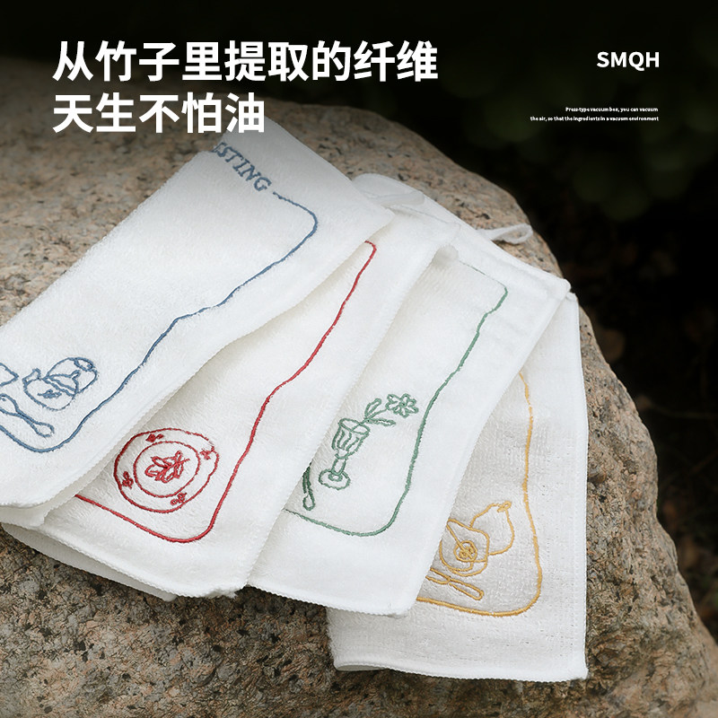 原创洗碗布抹布不易沾油厨房专用不掉毛加厚竹纤维吸水去油百洁布,家庭/个人清洁工具,抹布,淘宝优惠券,粉丝福利购,淘宝优惠卷