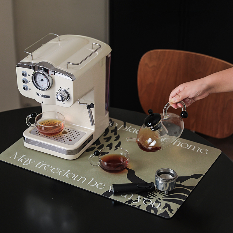 高级感升级咖啡吧台沥水垫碗碟