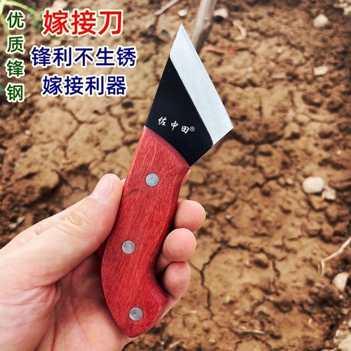 日本手工进口锋钢佐中田嫁接刀接芽刀专业园林园艺削果树嫁接工具