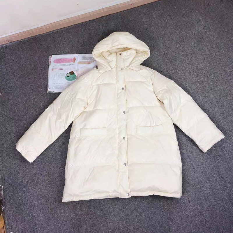 专柜白鸭绒保暖羽绒服女2025冬新款连帽上衣宽松设计感中长款外套,女装/女士精品,羽绒服,淘宝优惠券,粉丝福利购,淘宝优惠卷