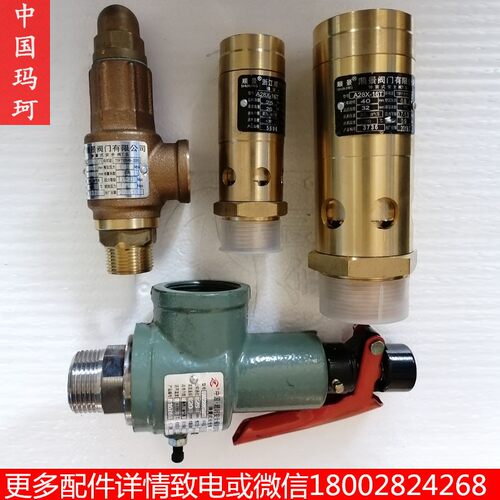 开山志高红五环螺杆空压机安全阀