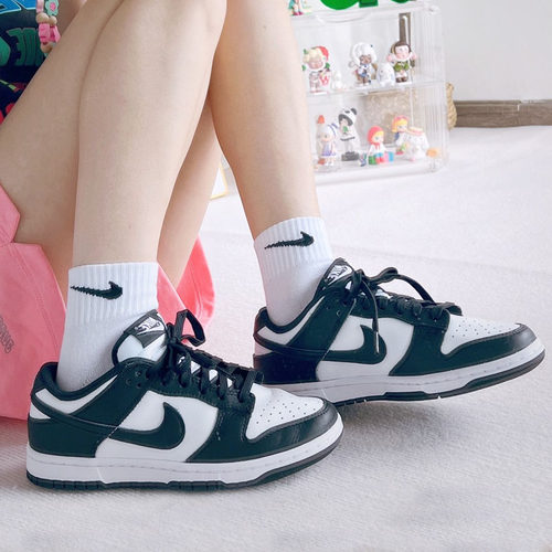 Nike/耐克女鞋Dunk Low黑白熊猫复古低帮运动休闲板鞋 CW1590-100