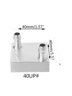 铝水冷头 30/40/80/120/160冷热交换器cpu显卡制冷片散热器液冷板