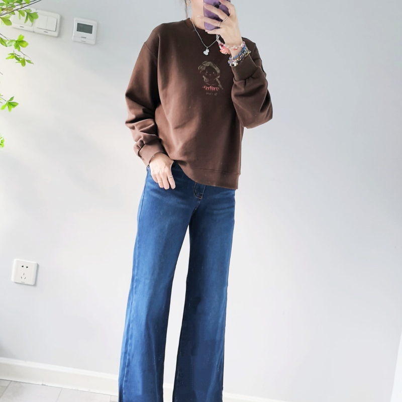 韩国aurora新款牛仔裤