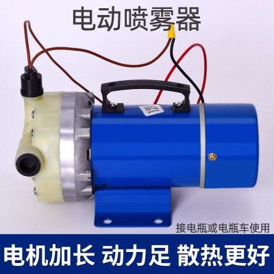 农用电动喷雾器12v48v60v自动打药机5缸隔膜泵自吸水滴灌冲肥水泵